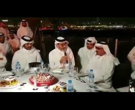 كلمة السيد صلاح بن غان العلي وزير الثقافة والرياضة في الحفل